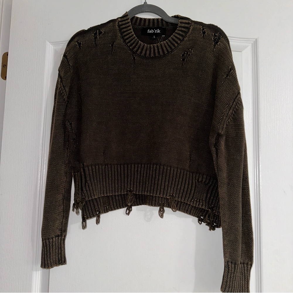 Fabrik olive green sweater